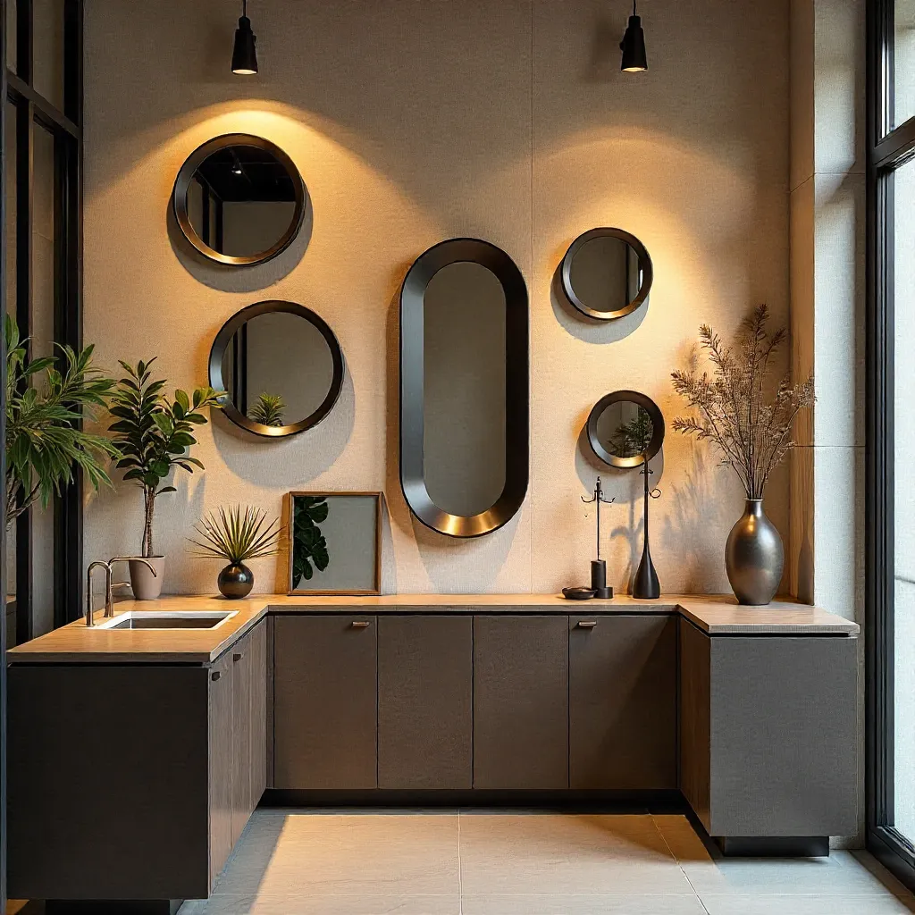 Espejo escultórico especial