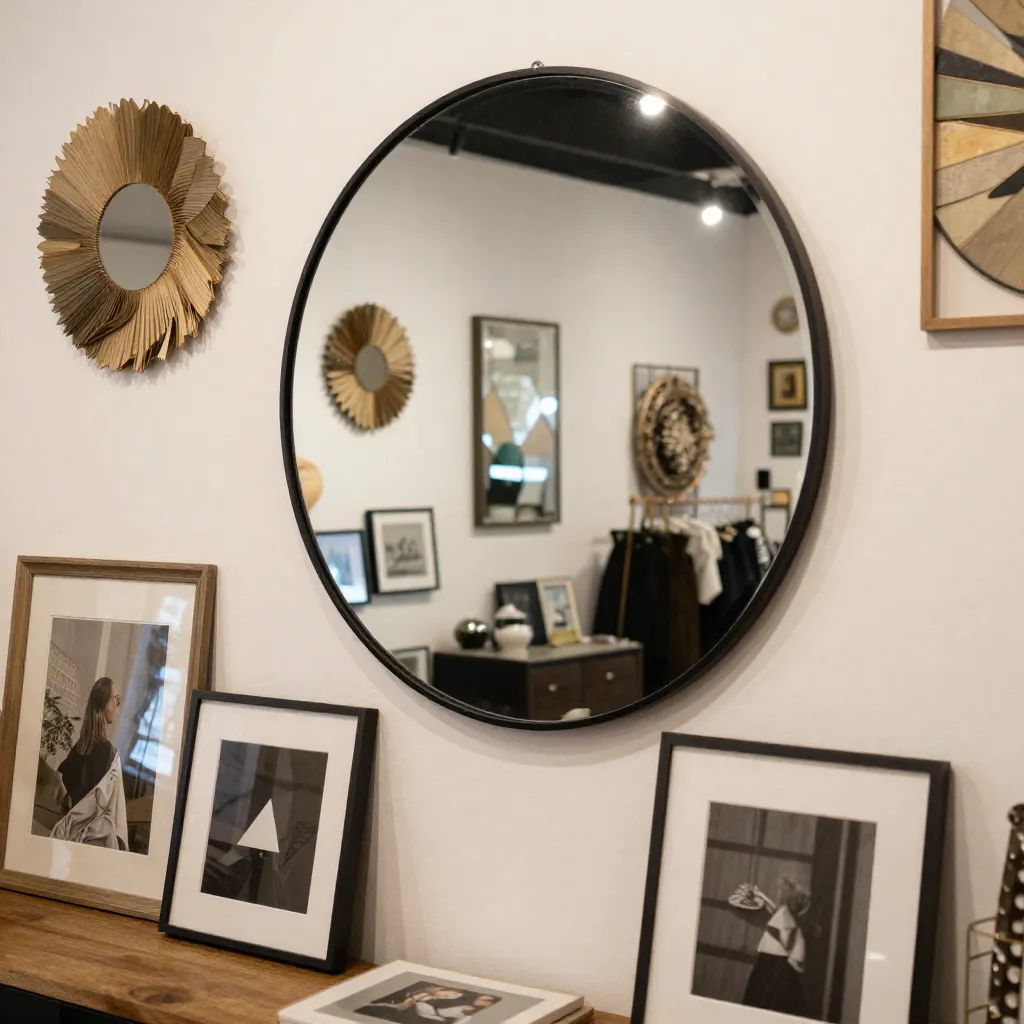 Espejo minimalista contemporáneo