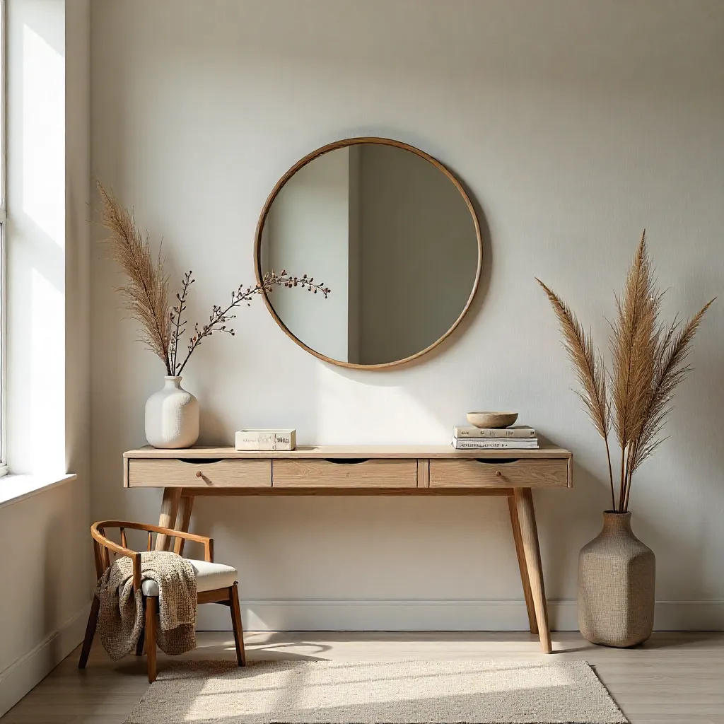 Combinación de espejos decorativos