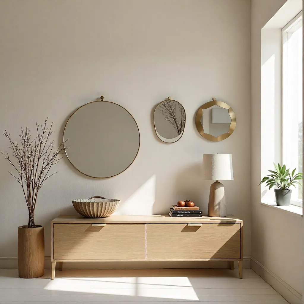 Decoración de recibidor elegante